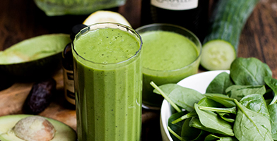 Green Juice Recepten | Green Juice met Avocado en Komkommer