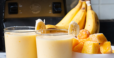 Simpel Mango met Banaan en Superfoods Green Juice